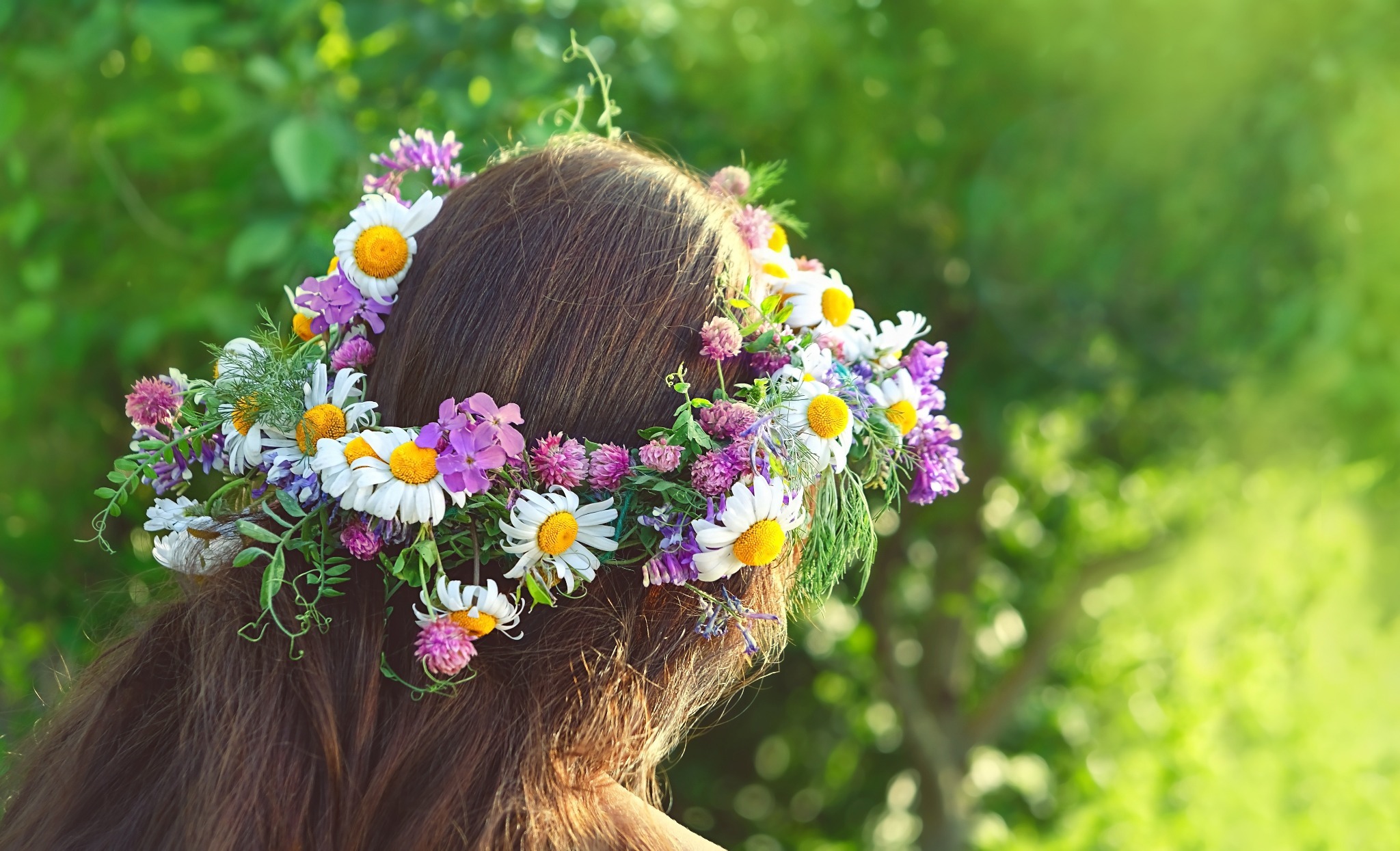 A flower crown is a great way to celebrate Beltane.