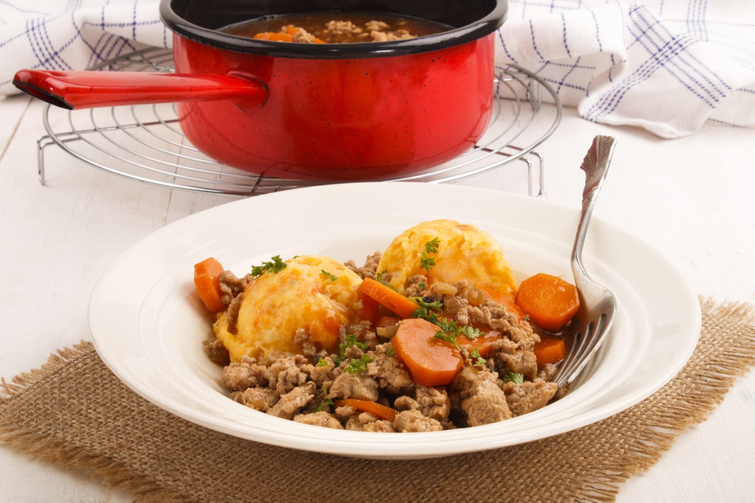 Scottish mince and tatties Scottish mince and tatties being served for a Celtic party