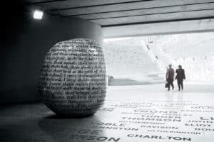 A Reiver's Curse Stone is a large round stone with mysterious text inscribed upon it.