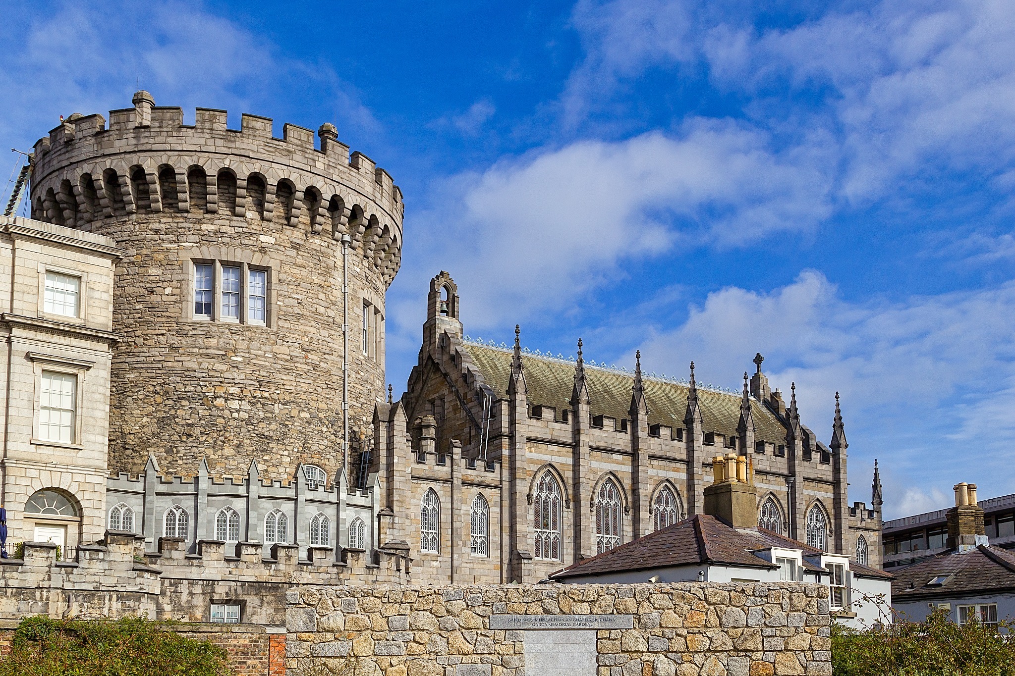 Dublin Castle, a castle in Ireland.