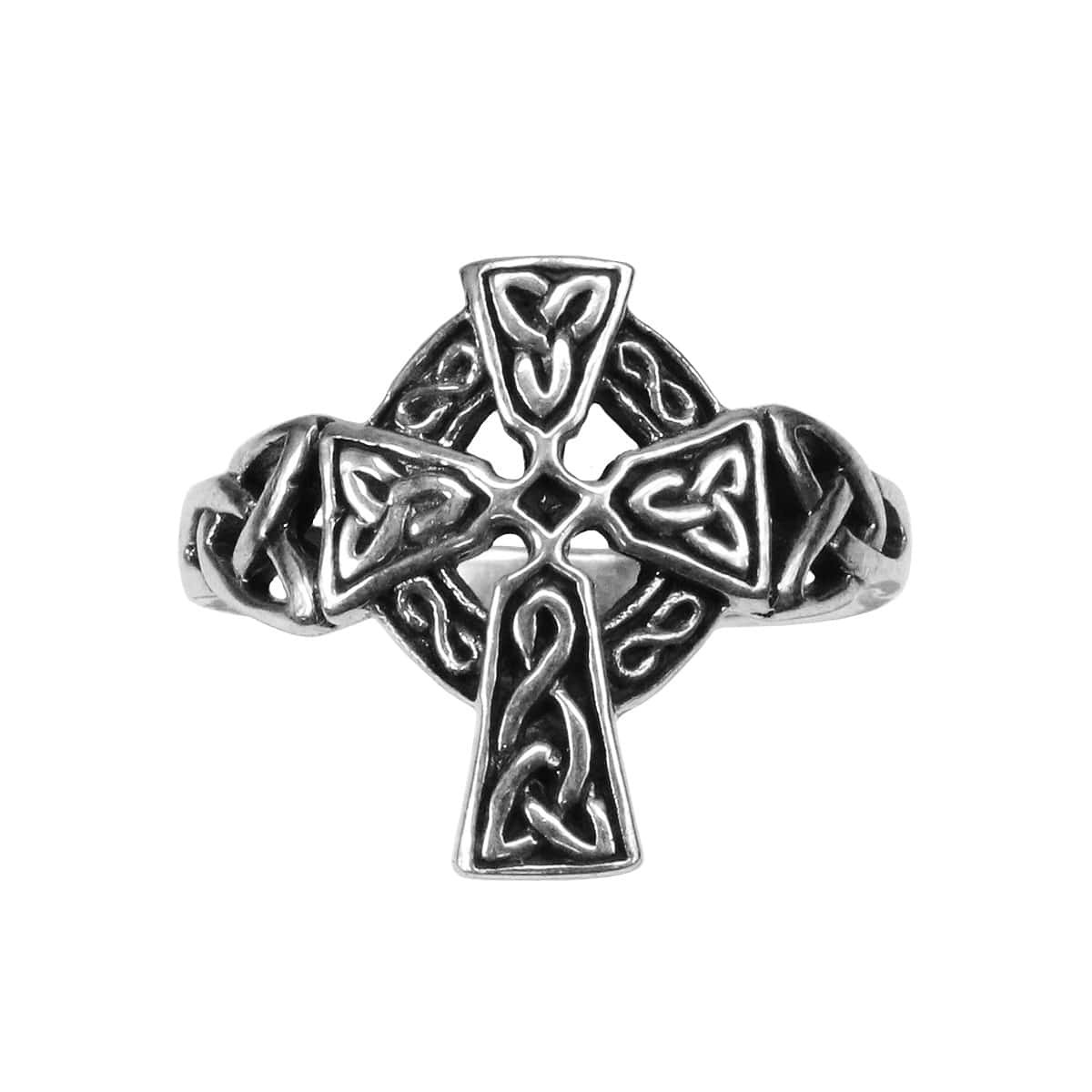A Celtic Cross knot ring from the Celtic Croft