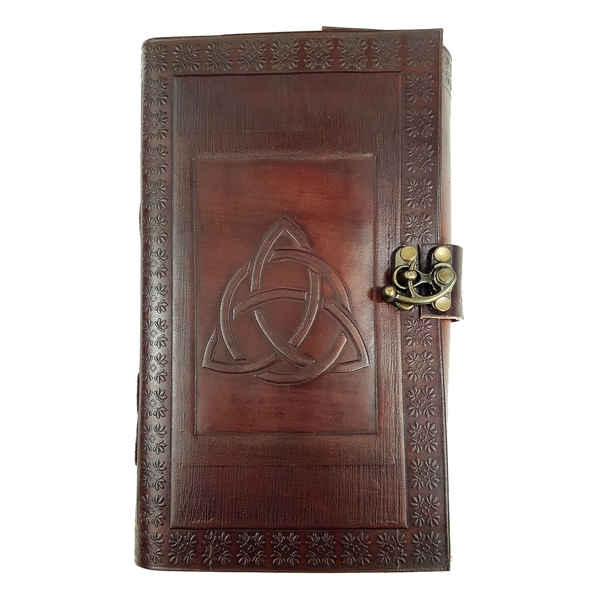 STJ02 Leather Bound Celtic Knot Journal