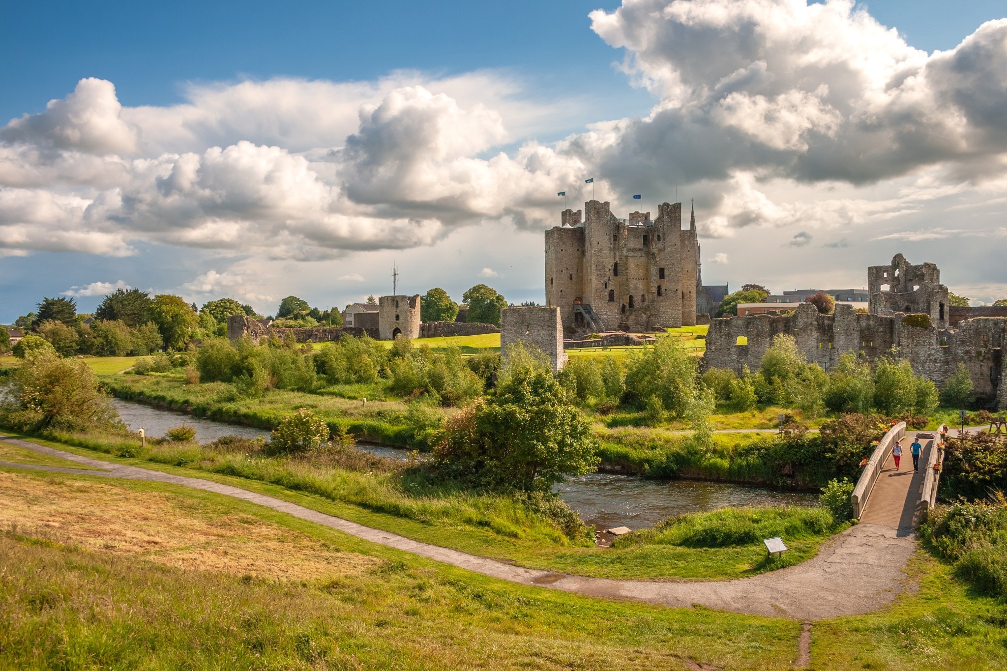 Trim Castle, one of the many castles in Ireland.