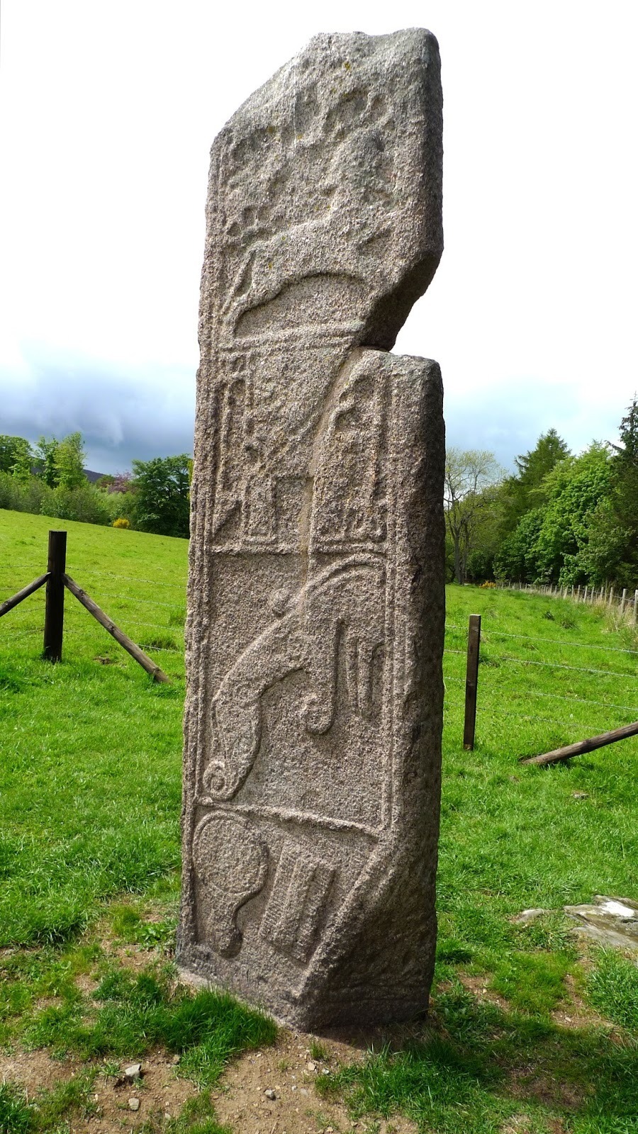 Pictish sculptured standing stones Historic Pictish sculptured standing stones, Aberlemno, Scotland