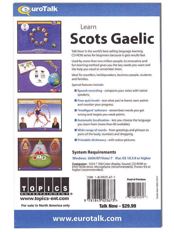 Scots Gaelic for Beginners Talk Now