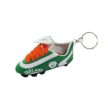 Ireland Soccer Shoe Keychain