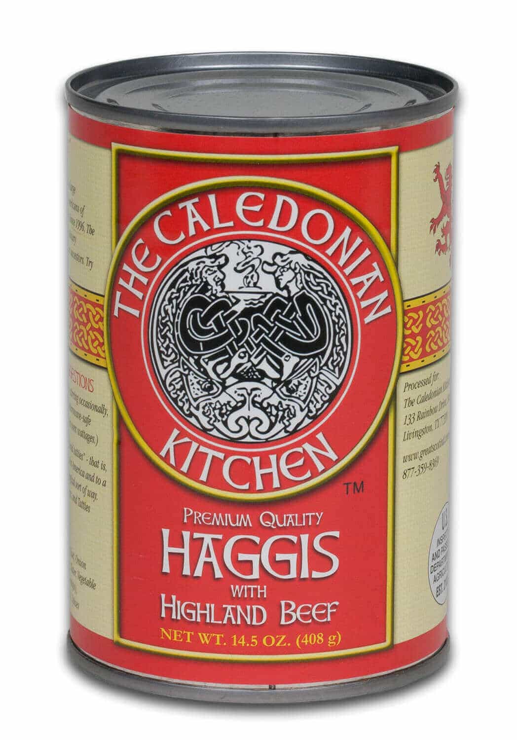 Highland Beef Haggis Case of 12 Cans