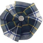 Gordon Dress Tartan Rosette