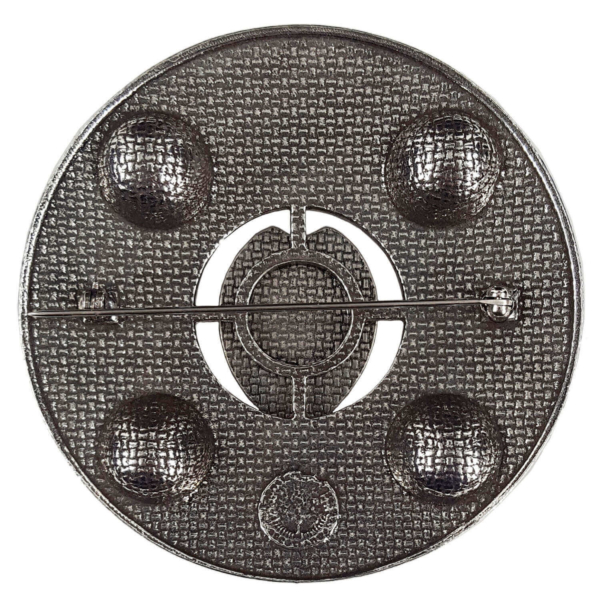 Law Enforcement Plaid Brooch