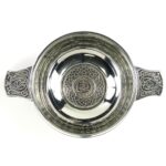 Cameron Clan Crest Quaich