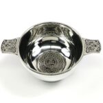 Cameron Clan Crest Quaich