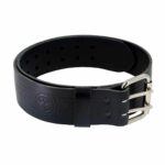 A Celtic Knot Utility Belt and Buckle - a quality belt made of nice leather with two Celtic Knot Utility Belt and Buckle buckles.
