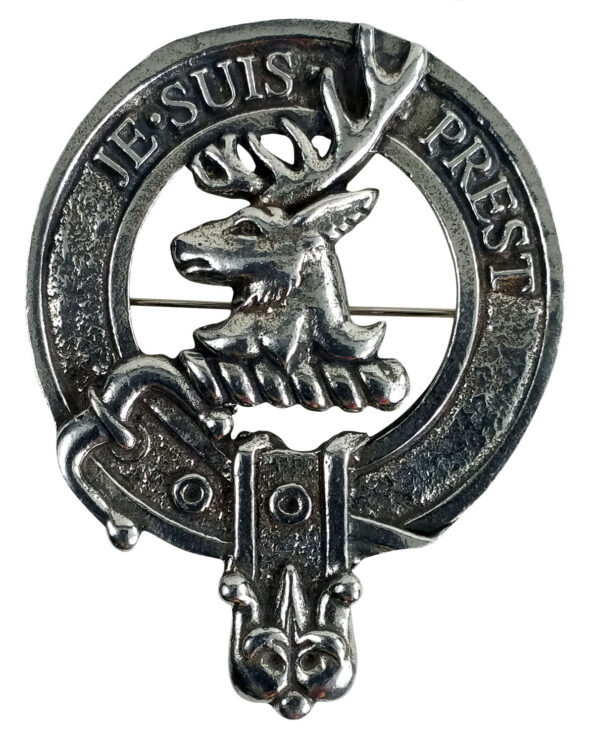Fraser-Lovat Clan Crest Cap Badge Brooch
