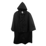 A black Bandspec Inverness Rain Cape on a white background.
