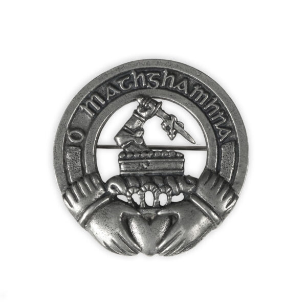 Irish Coat of Arms Plaid Brooch.