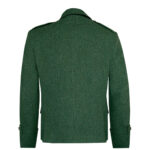 A green Tweed Argyle jacket against a white background.