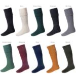 A variety of Wide Calf Kilt Hose.