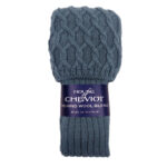 Chevron cable knitted Premium Quality Wool Blend Kilt Hose.