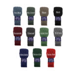 A set of Premium Quality Wool Blend Kilt Hose in different colors.