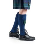 A boy wearing Piper Kilt Hose (Special Order).