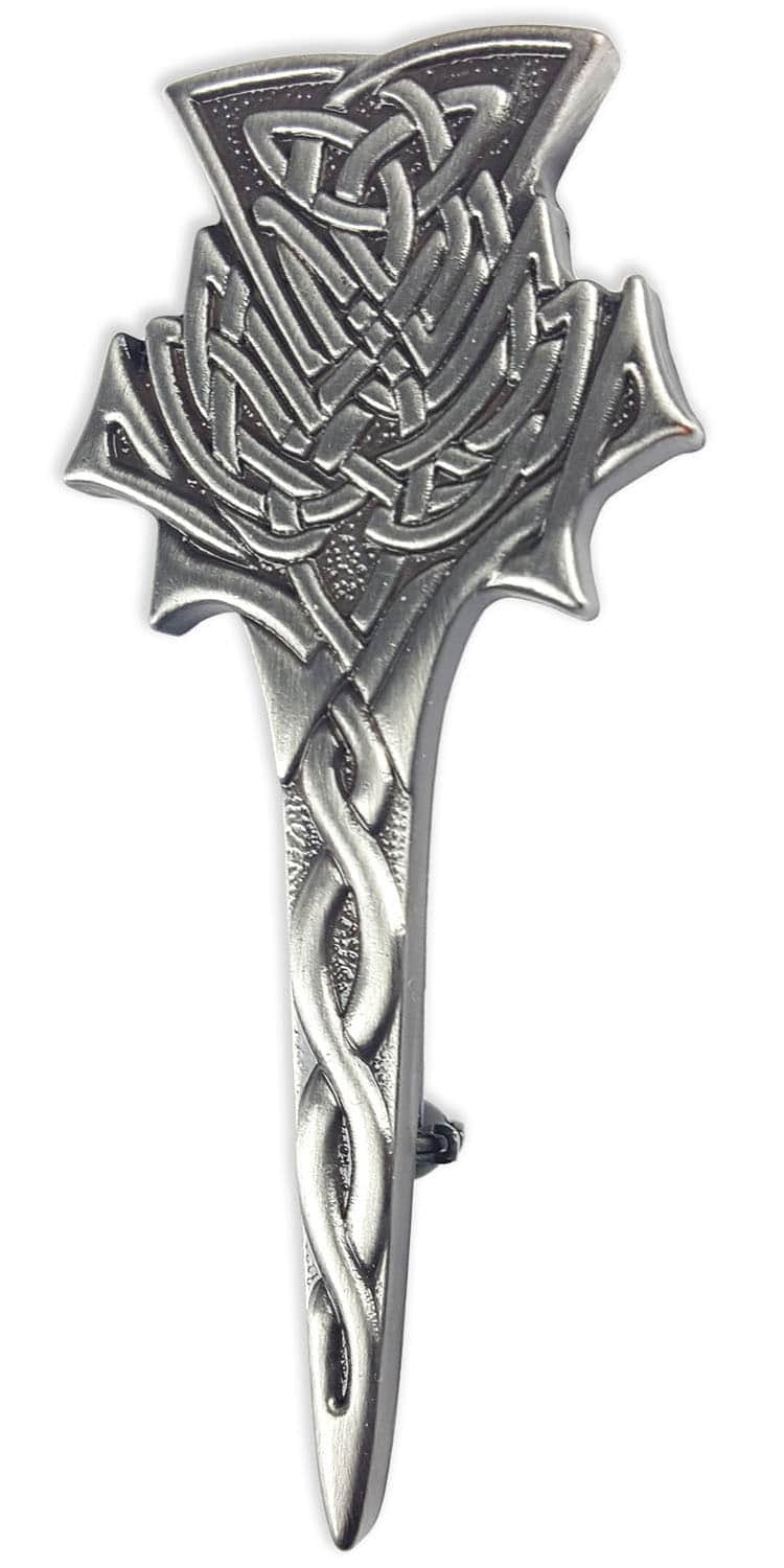 thistle kilt pin