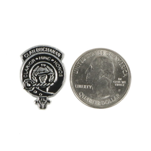 Clan Crest Pewter Mini Badge, made of pewter.