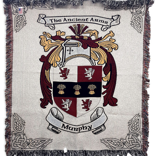 COAB-CL-1802 Murphy Coat of Arms Blanket
