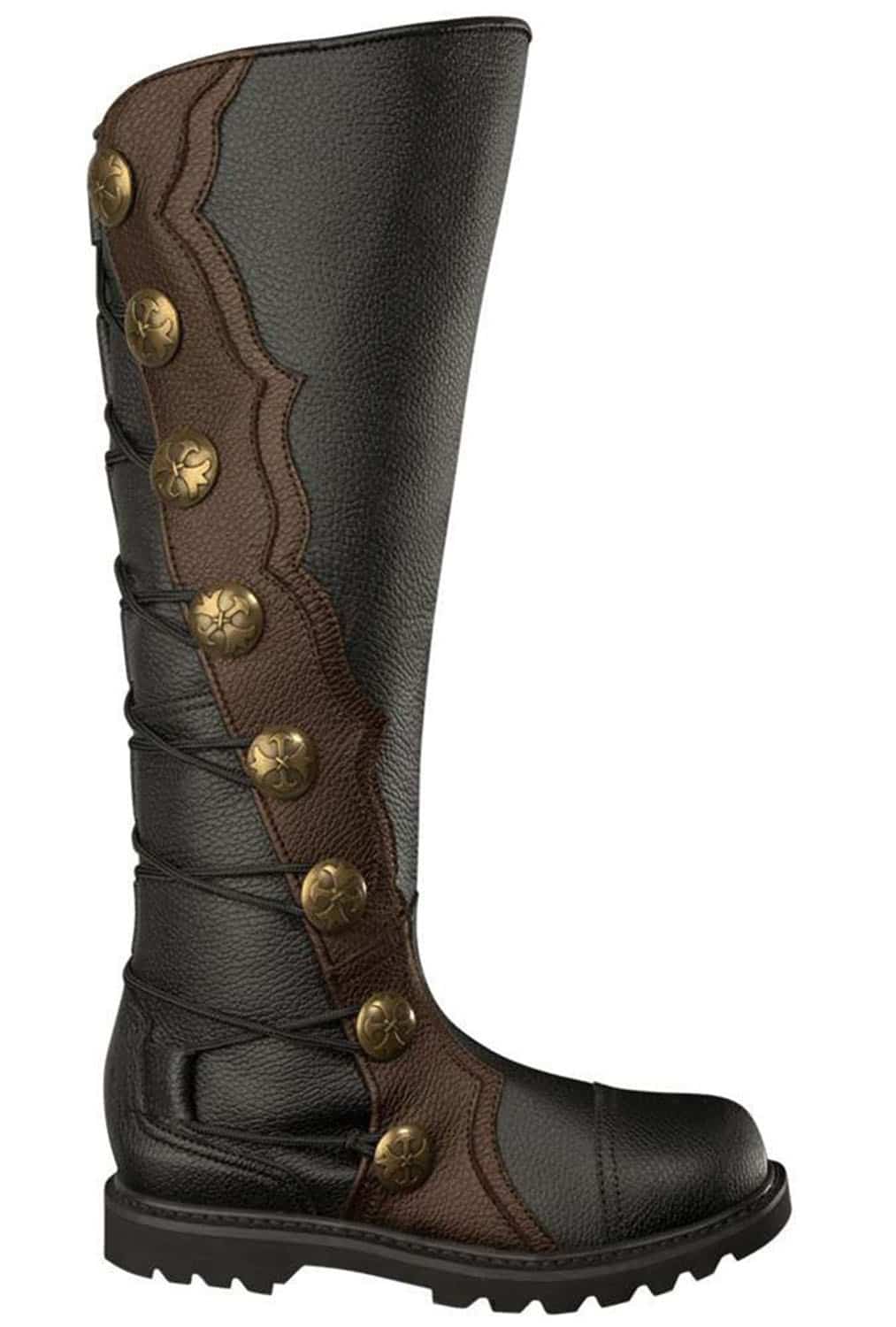 leather knee high walking boots