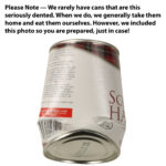 A can of Hardcore Haggis Dented Can Sale with a label on it.