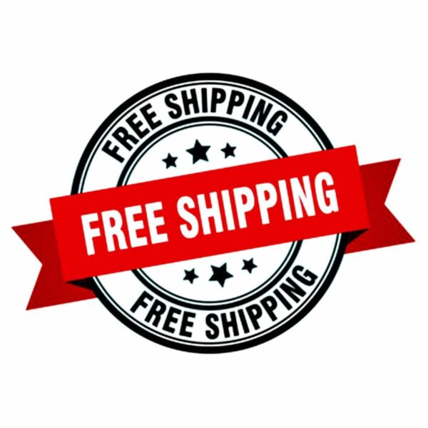 Free shipping logo on a white background.