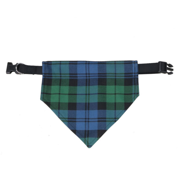 Plush Tartan Dog Toy - Wool Free Scottish bandana.