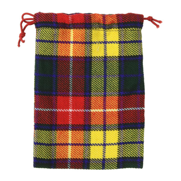 Scottish Tartan Drawstring Jewelry Bag.