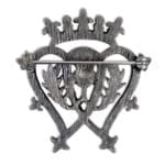 Pewter Luckenbooth Thistle Brooch