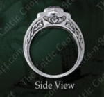 Claddagh Stone Ring