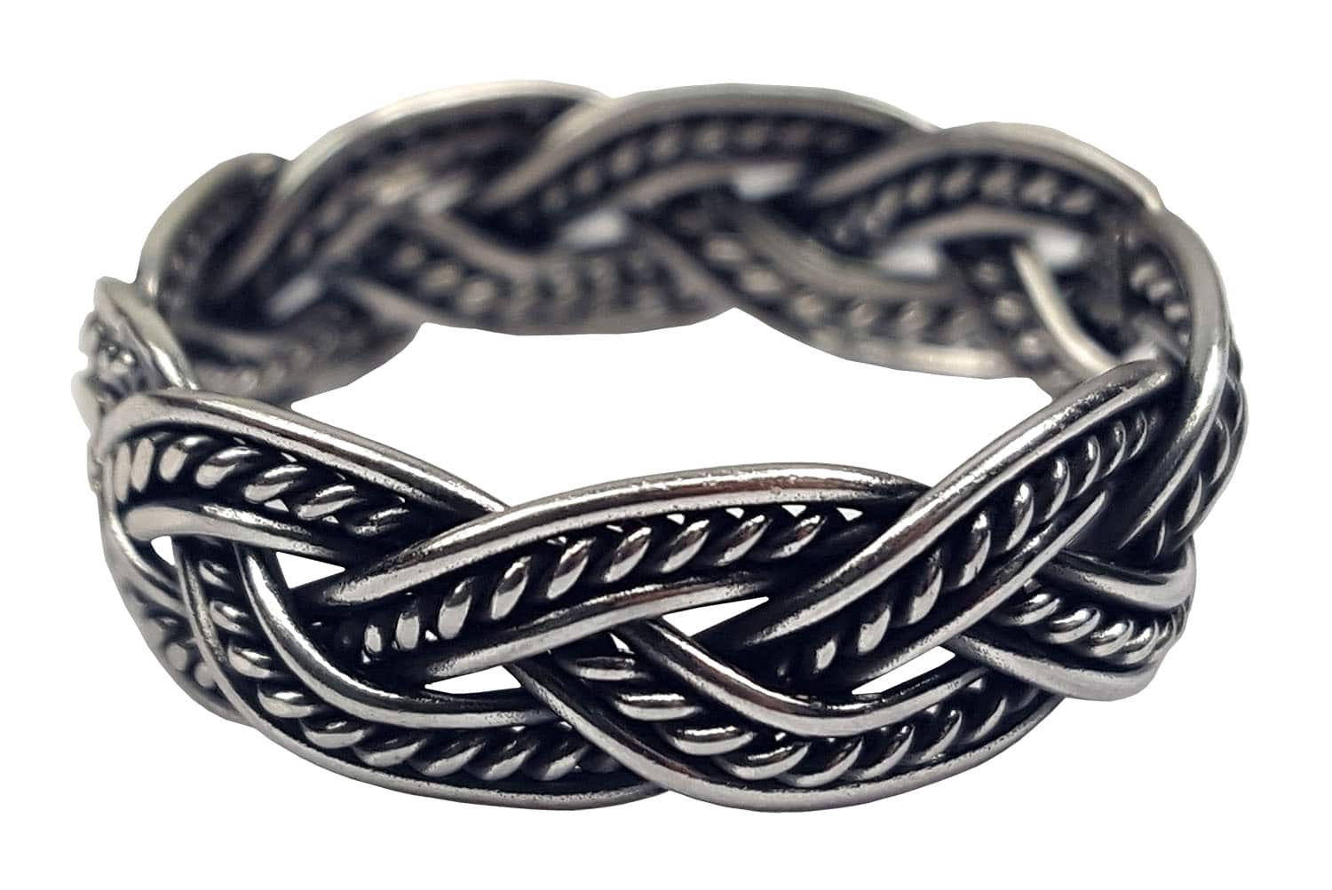 Sterling Silver Celtic Weave Ring | eBay