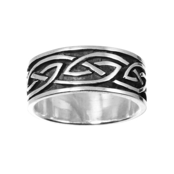 Sterling Silver Endless Knot Ring.