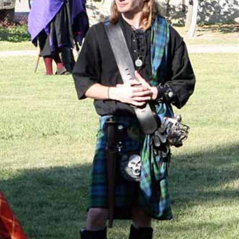 Homespun Wool Blend Irish Ancient Kilt