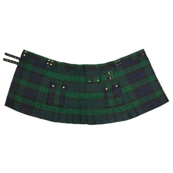 A Black Watch Utility Kilt - Off the Rack Special on a white background.