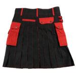 Red Two Tone Canvas Utility Kilt