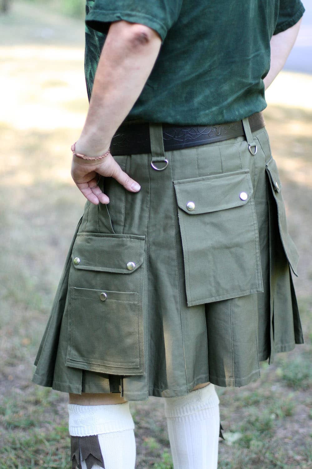 Utility Kilts - Canvas Kilts - Hiking Kilt - Demim Kilt - 100% Cotton Kilt