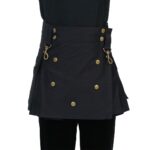 A Wilderness Kilts for Kids with gold buttons for kids.