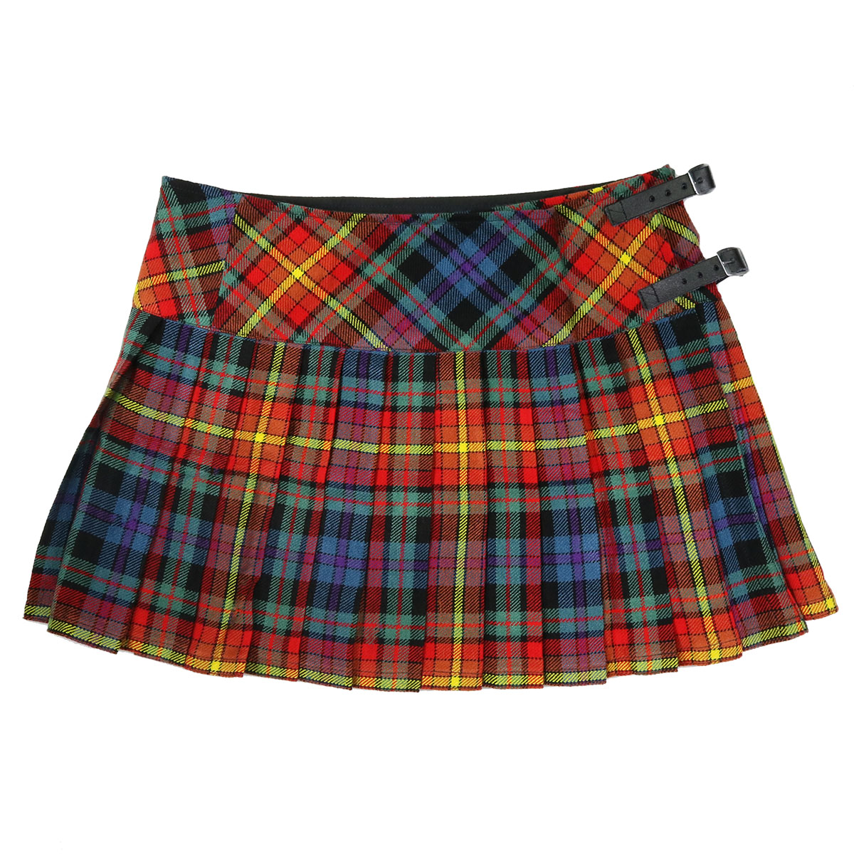 Scottish tartan kilt with a PRIDE LGBTQ+ Tartan Sporran, featuring a stylish sporran.