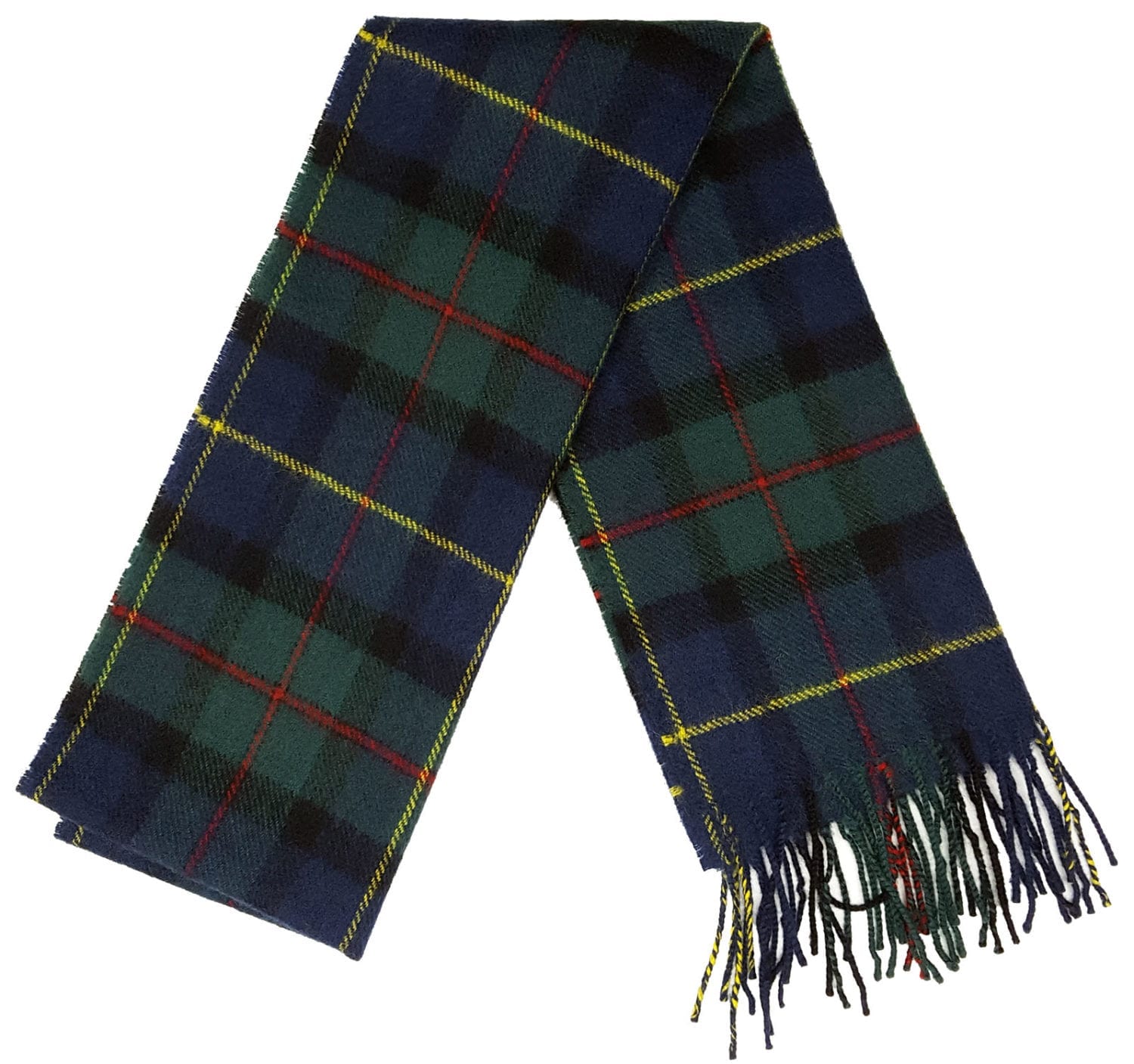 Lambswool Wool Scottish Tartan Scarves Warm Winter
