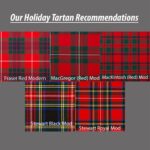 Tartan Scotch/Wine gift bag with tartan pattern.