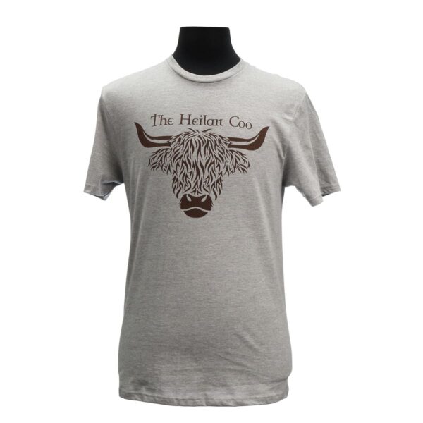 A Dire Wolf T-Shirt with a highland cow on it. (No change needed)