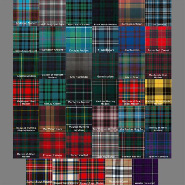 Poly/Viscose Tartan Masks - Wool Free with a touch of Scottish heritage.