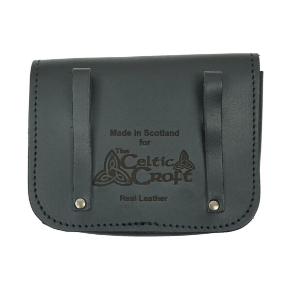 Large Quality Celtic Leather Utility Belt Pouch.