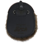 A Bronze Stag Fur Premium Sporran with a luxurious stag fur lining.