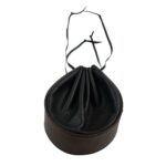 A Horseshoe Leather Pouch on a white background.