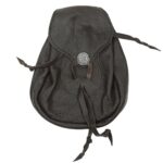 A small leather pouch with a tassel on it, perfect for a Quality Rob Roy Sporran.